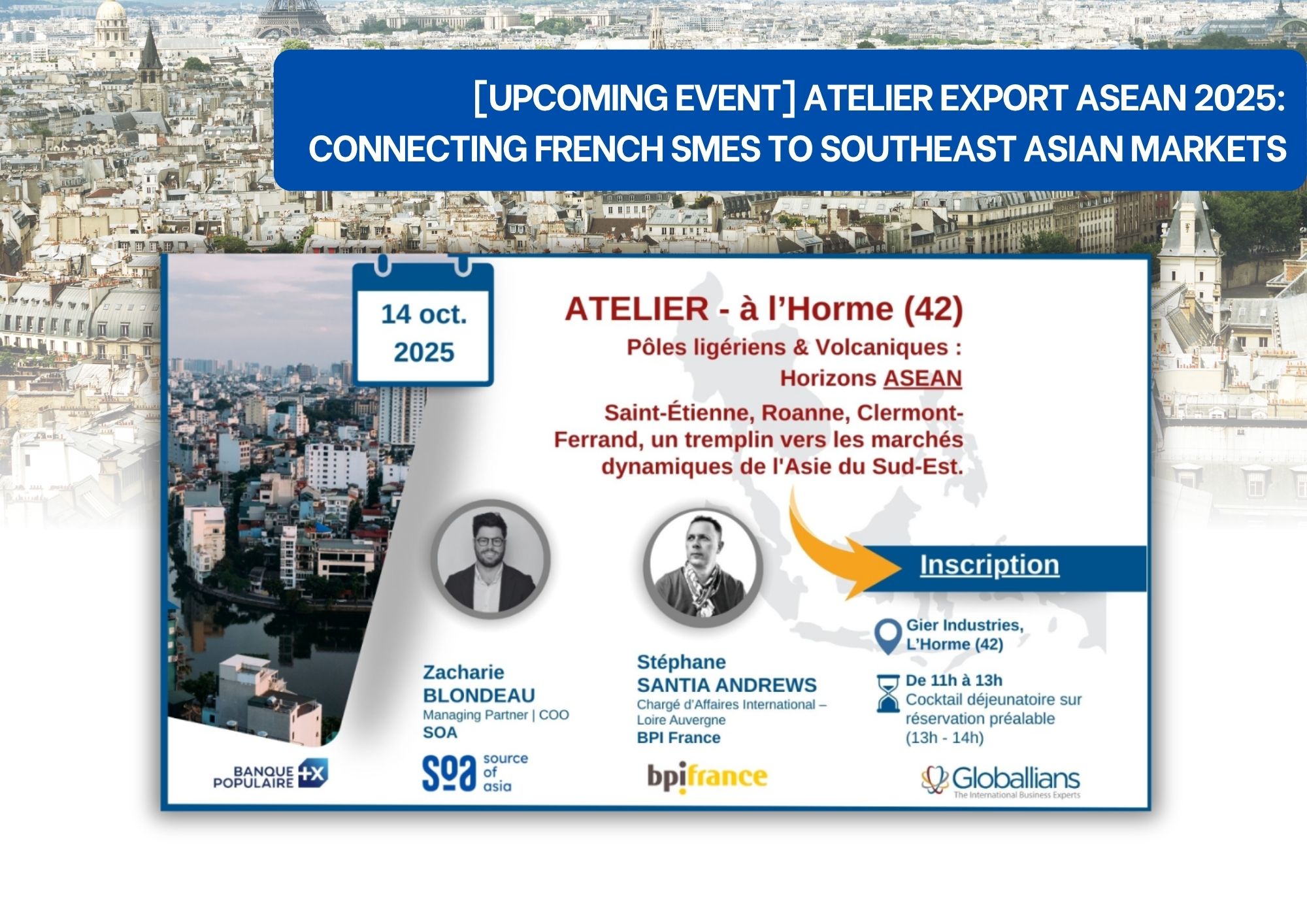 Atelier Export Asean Connecting French Smes To Southeast Asian Markets, insights from Source of Asia