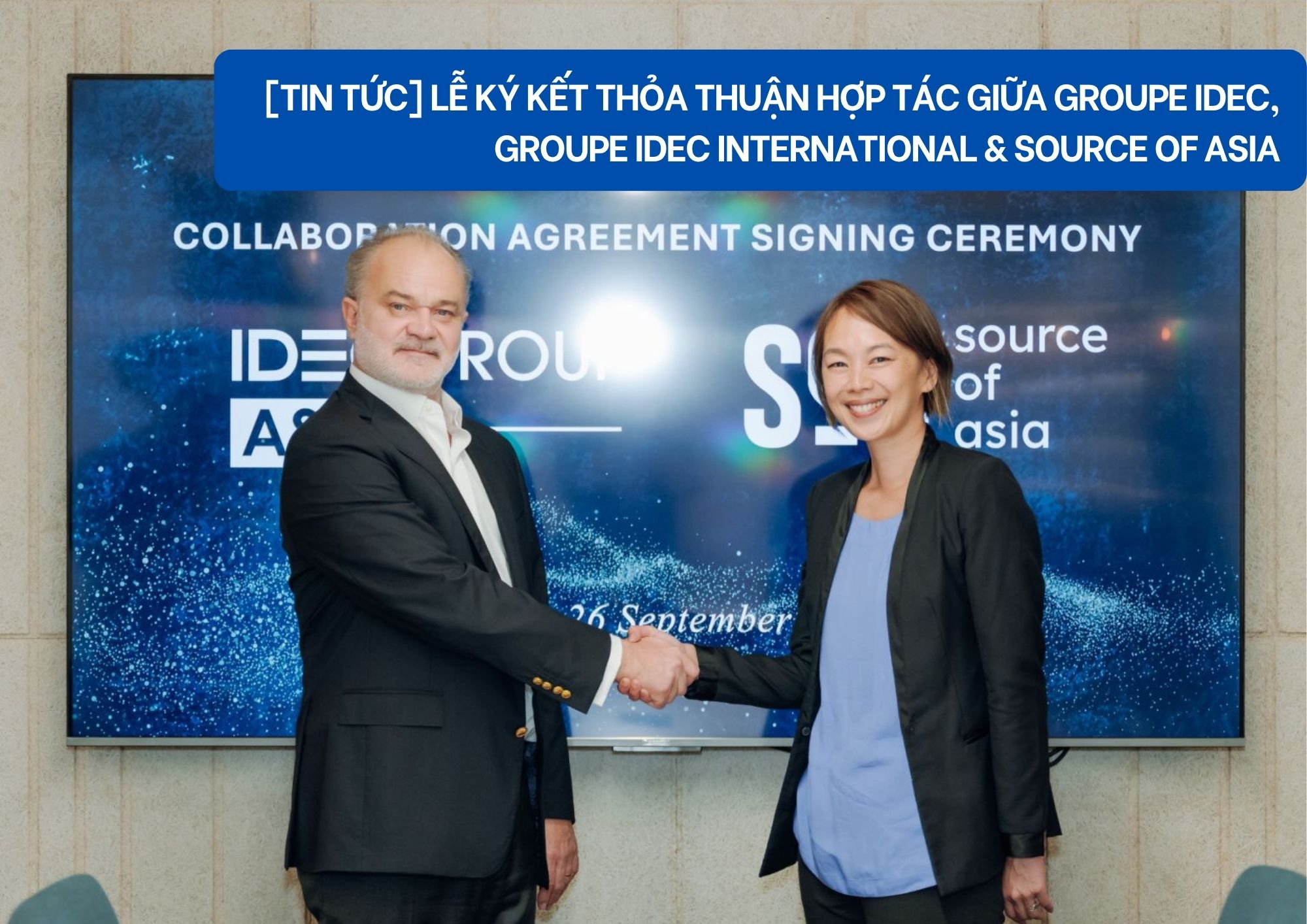 Le Ky Ket Thoa Thuan Hop Tac Giua Groupe Idec Source Of Asia