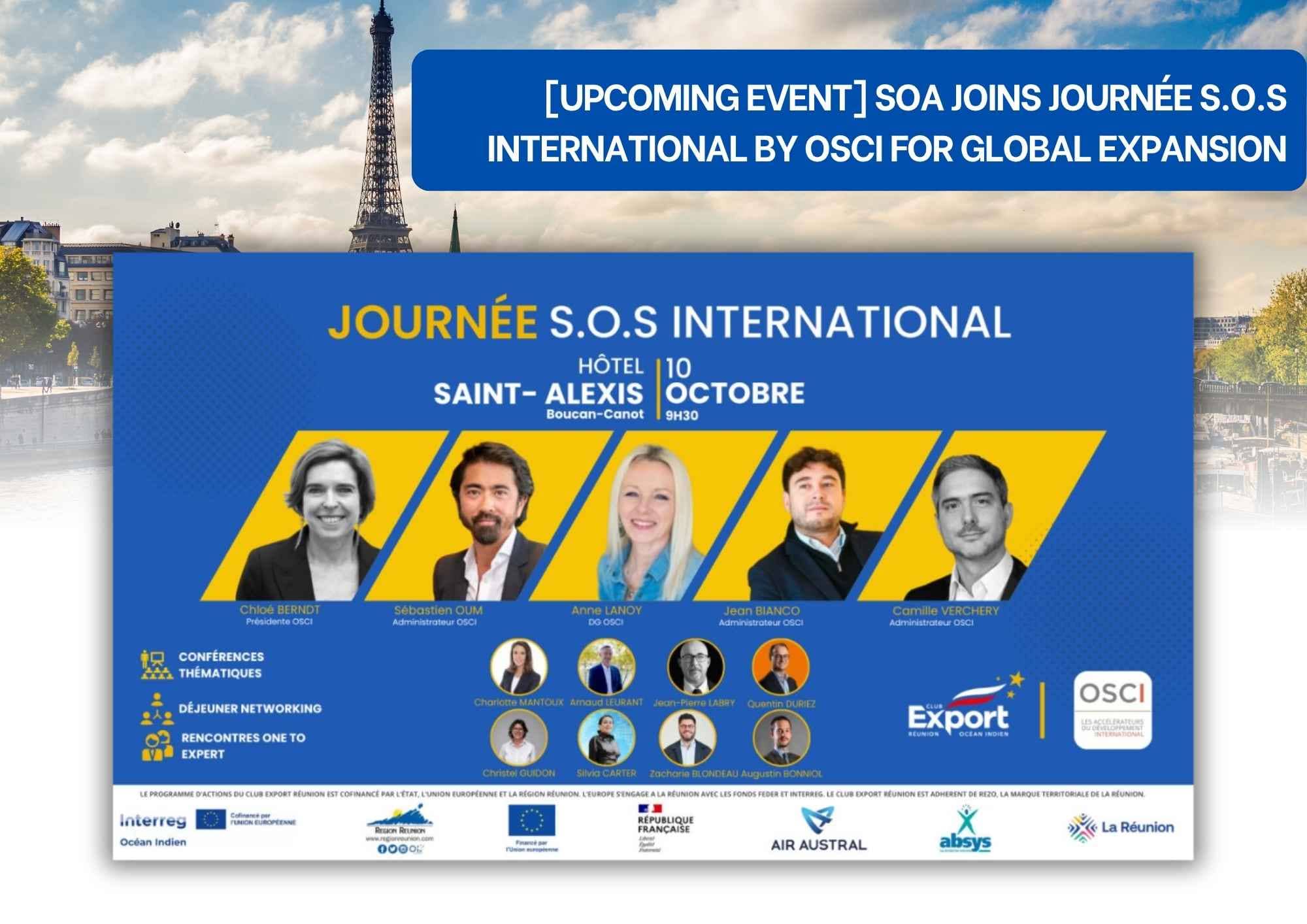 Soa To Join Journee Sos International By Osci For Global Expansion