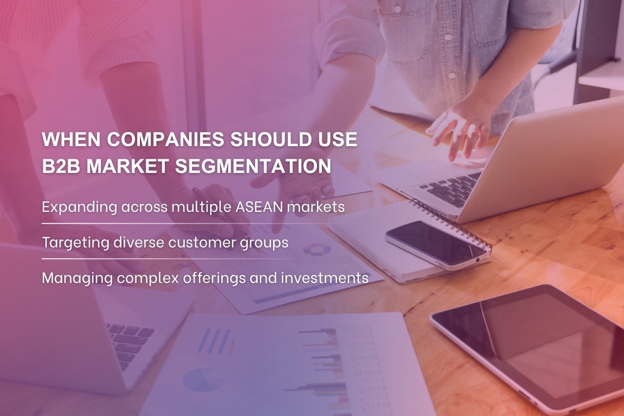 Segmentation becomes critical when expanding markets, targeting diverse customers, or managing complex offerings.