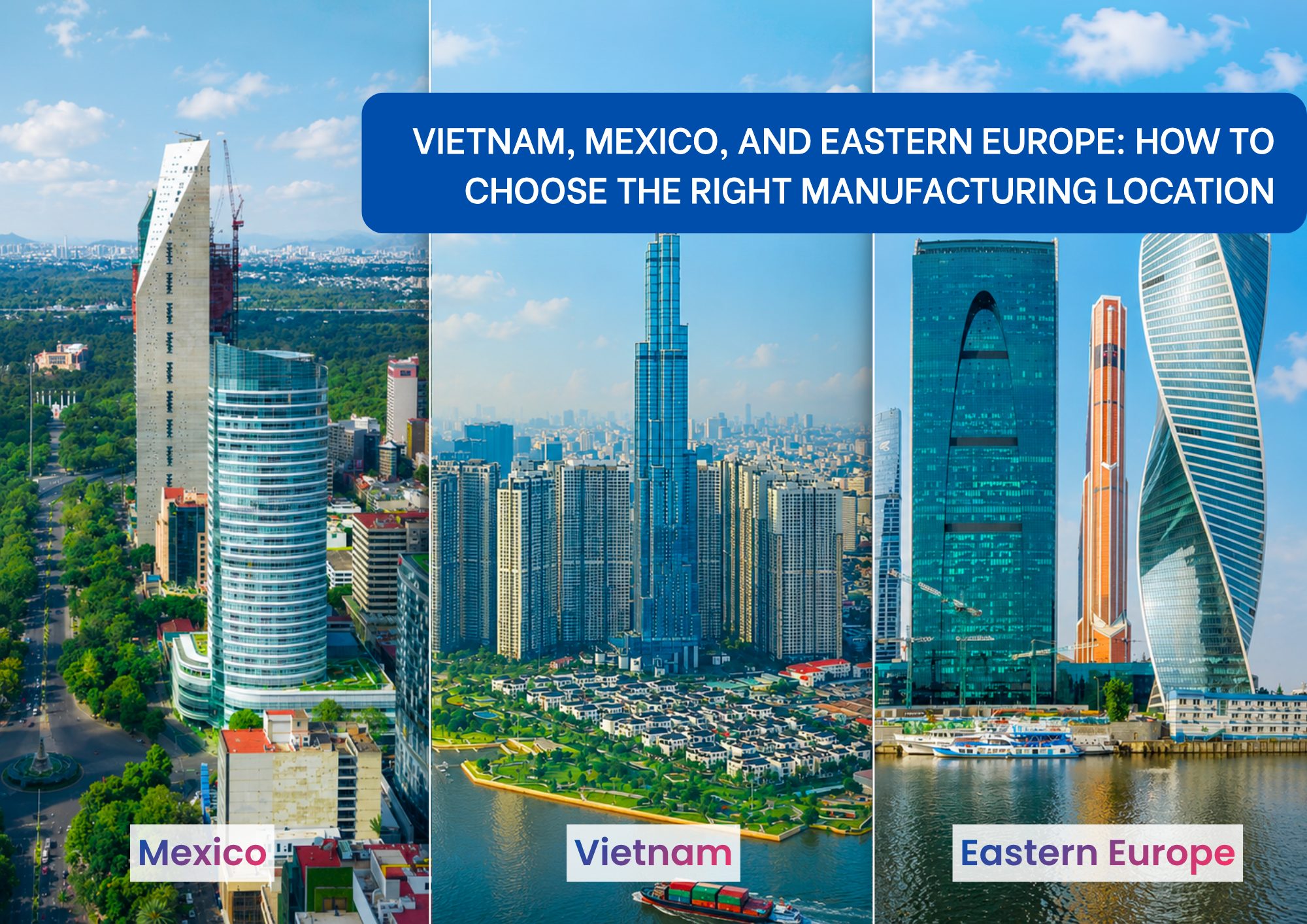Vietnam (SEA) vs Mexico (LATAM) vs Eastern Europe: Manufacturing Location Strategy Vietnam (SEA) vs Mexico (LATAM) vs Eastern Europe: Manufacturing Location Strategy