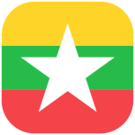 Square Myanmar Flag