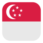 Square Singapore Flag