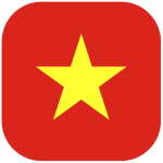 Square Vietnam Flag